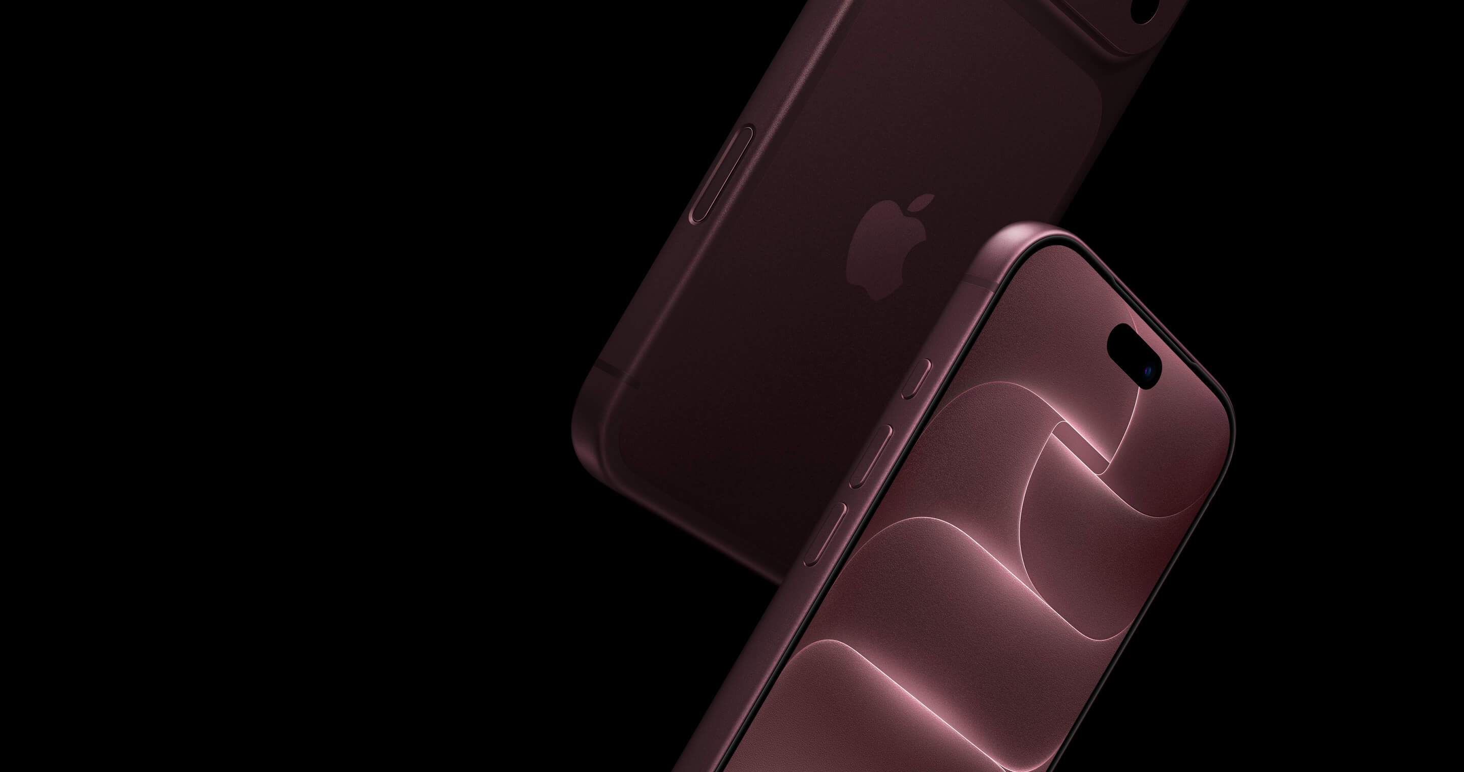 iPhone 18 Proバーガンディの前面と背面のデザイン